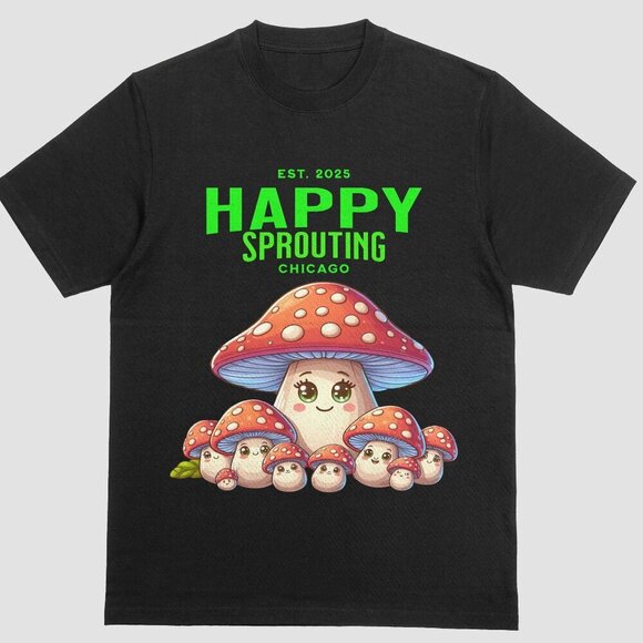 mooshieteez tshirt happy sprouting - Picture 1 of 1